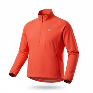 On All-Day 1/2 Zip Jacket Mens XXL Coral Lightweight Running Windbreaker